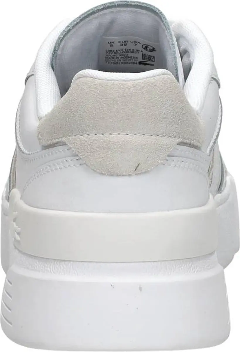 Lacoste L002 Evo Dames Sneakers - Wit/Gebroken Wit - Maat 38 - afbeelding 6 van 6