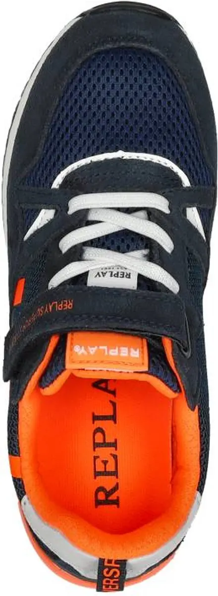 Replay Shoot Jr8 Lage sneakers - Jongens - Blauw - Maat 37 - afbeelding 4 van 6