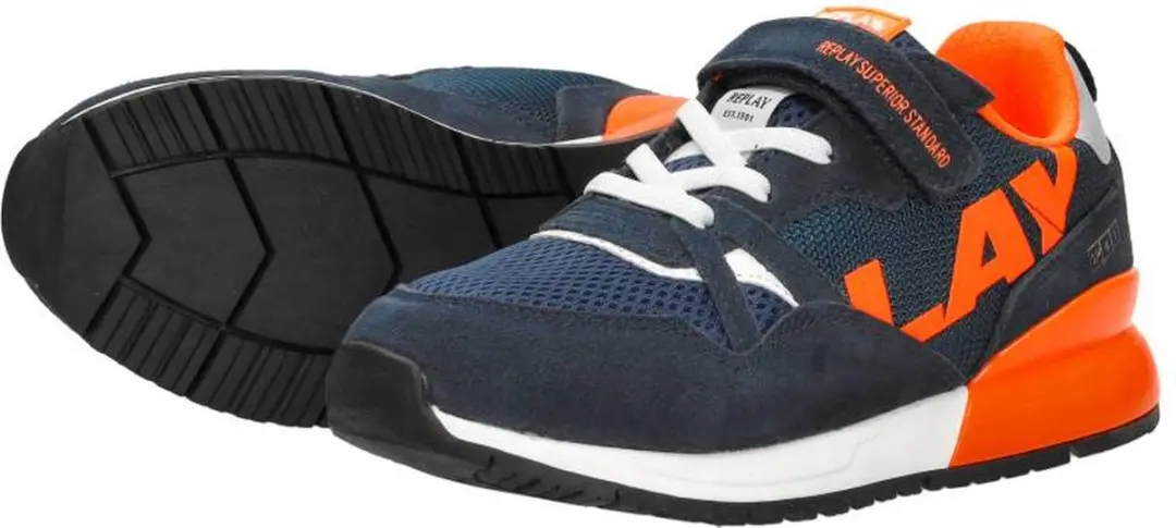 Replay Shoot Jr8 Lage sneakers - Jongens - Blauw - Maat 37 - afbeelding 6 van 6