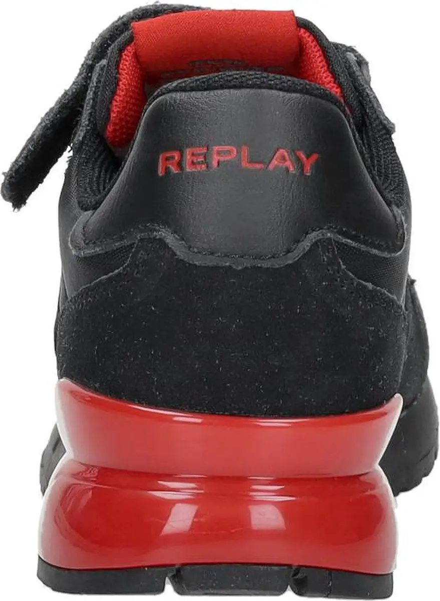 Replay Shoot Jr Lage Sneakers - Jongens - Zwart - Maat 30 - afbeelding 6 van 6