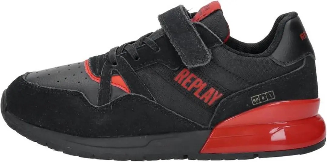 Replay Shoot Jr Lage Sneakers - Jongens - Zwart - Maat 30 - afbeelding 2 van 6