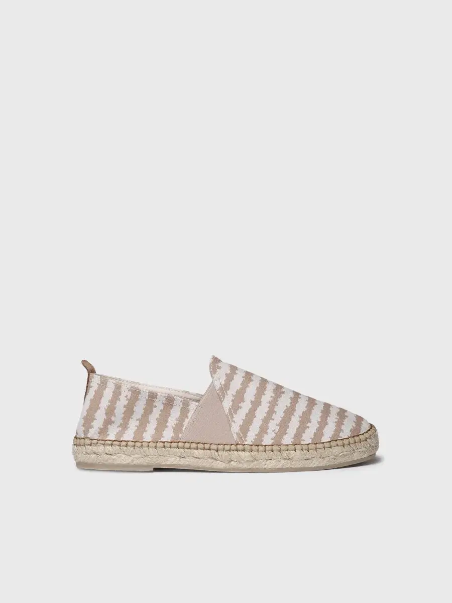 Espadrilles voor heren met zeemansstrepen