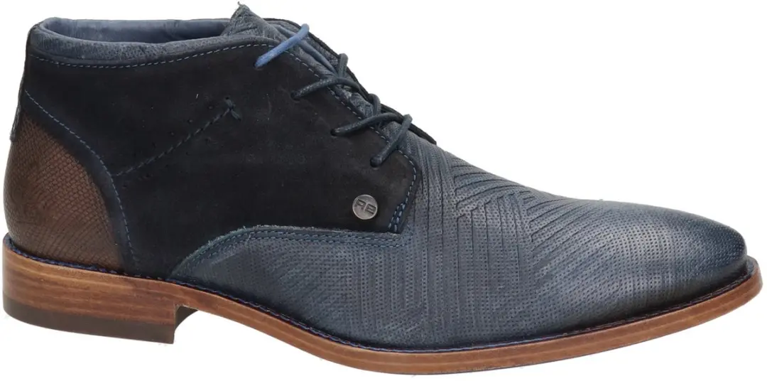 Rehab Salvador Zig Zag Heren Veterschoen - Blauw - Maat 47