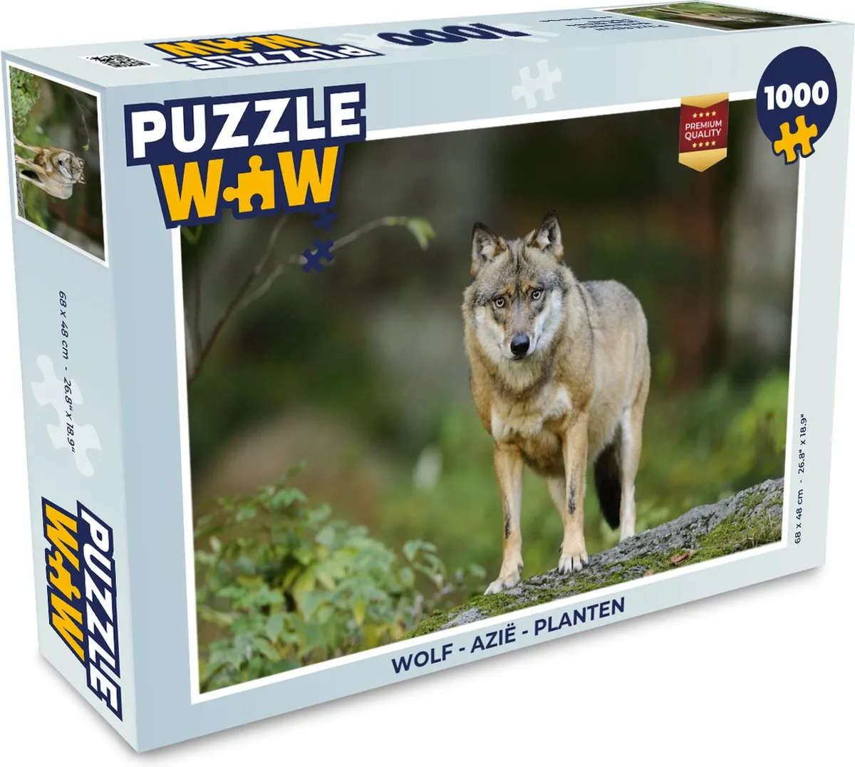 PuzzleWow Azië Planten Legpuzzel 1000 Stuks - Multicolor