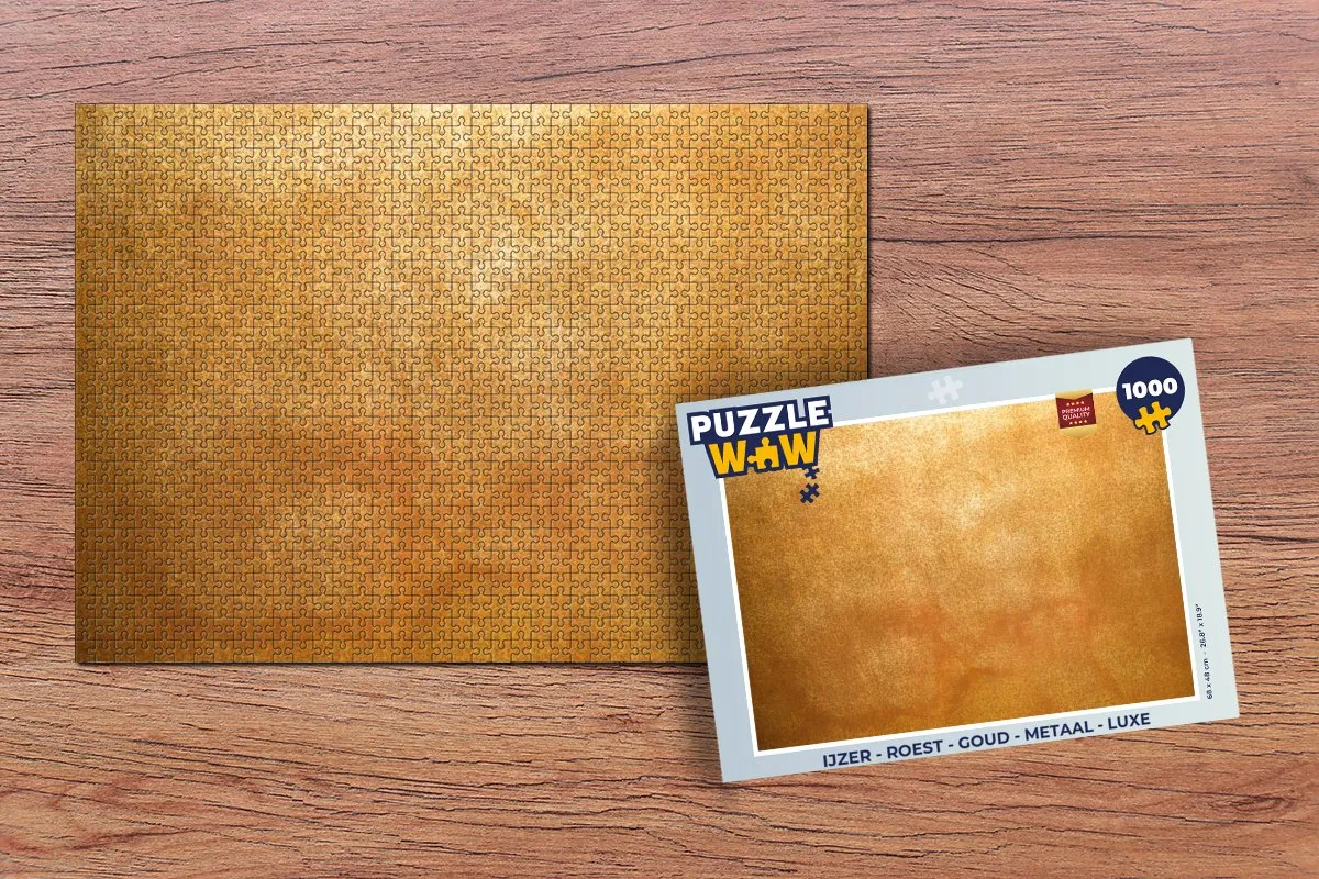 PuzzleWow IJzer Roestprint Legpuzzel 1000 Stuks - Multicolor