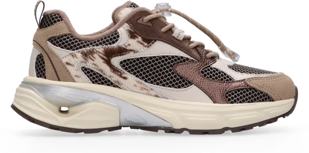 Maruti Roma Dames Sneakers - Zand - Maat 38 - afbeelding 3 van 6