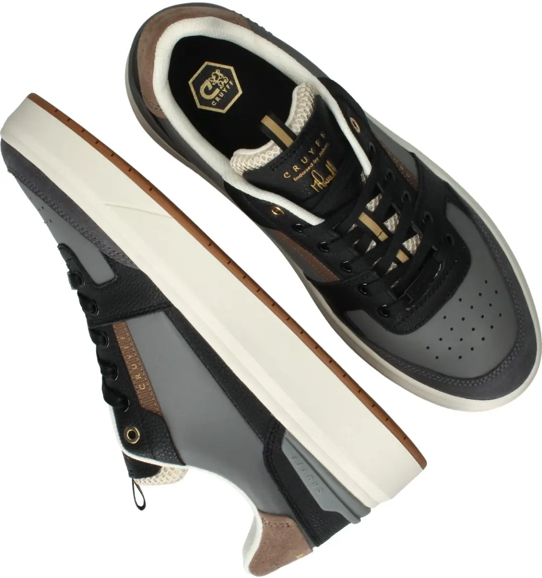 Cruyff Endorsed Tennis Laag - Zwart - Maat 42 - afbeelding 6 van 6