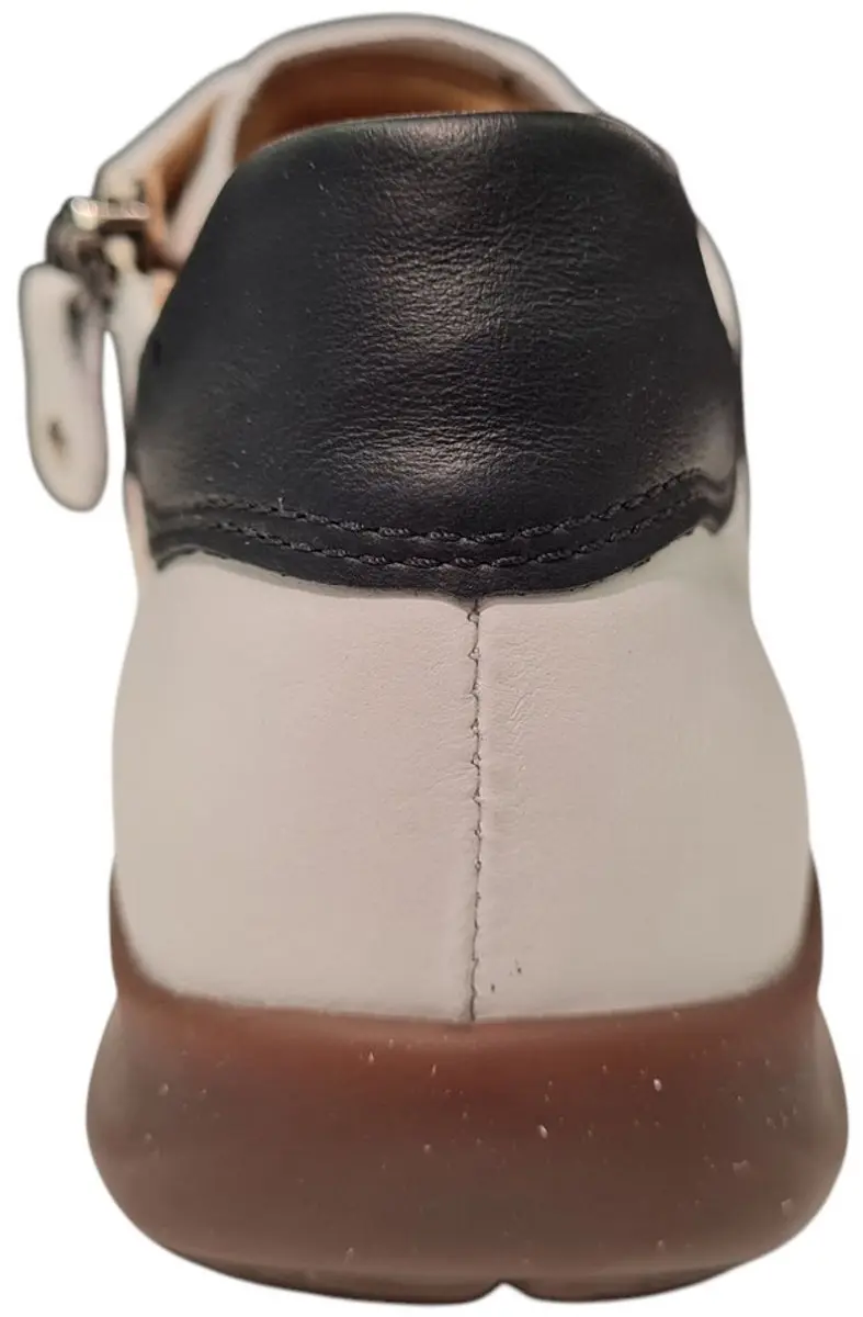 Hartjes Leren Dames Sneakers GOA SHOE - 40 - Wit/Grijs