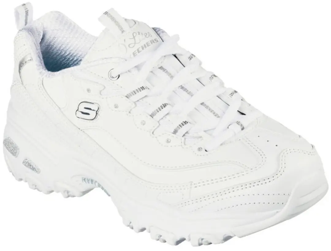 Skechers D'Lites Fresh Start 11931-WSL Sneakers - Wit - afbeelding 5 van 6