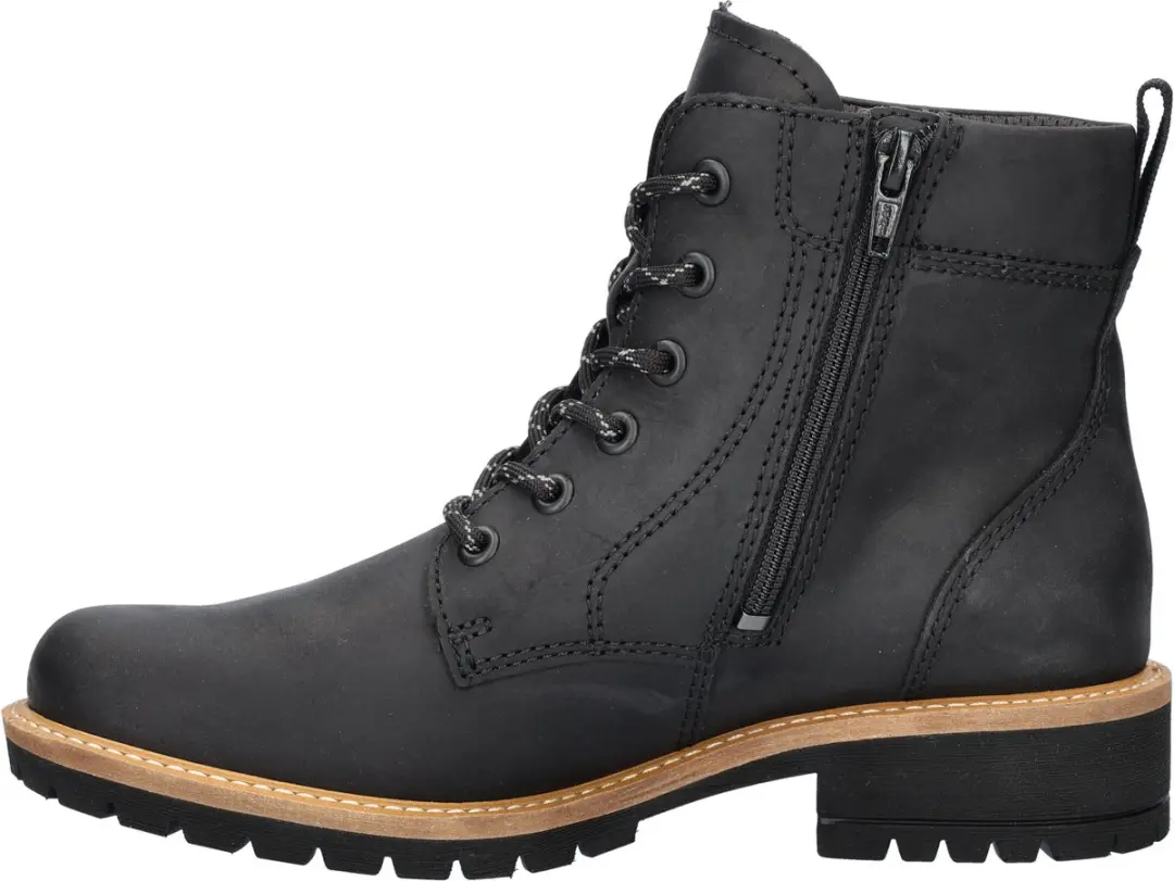 ECCO Elaina Dames Veterboot - Zwart - Maat 42