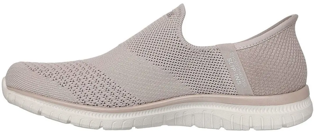 Skechers Virtue Sleek Slip-ins Dames 104425-TPE - 38 - Bruin/Grijs/Wit - afbeelding 6 van 6