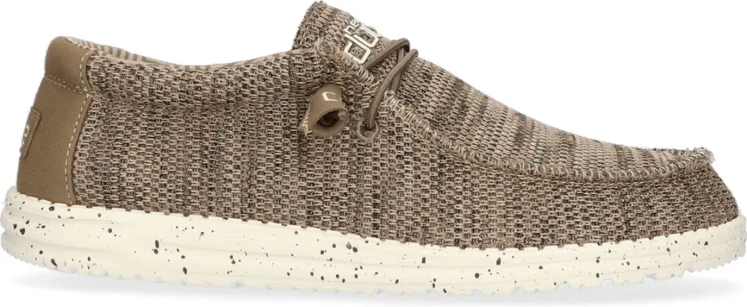HEYDUDE Wally Sox Instappers bruin Canvas - Maat 41 - afbeelding 5 van 6