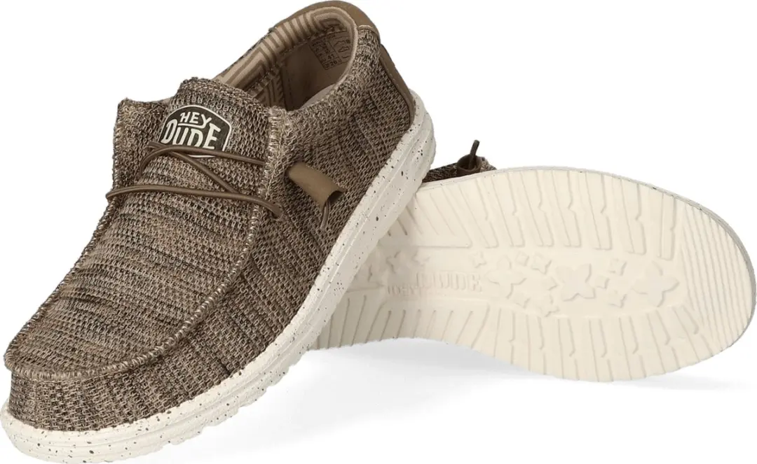 HEYDUDE Wally Sox Instappers bruin Canvas - Maat 41 - afbeelding 6 van 6