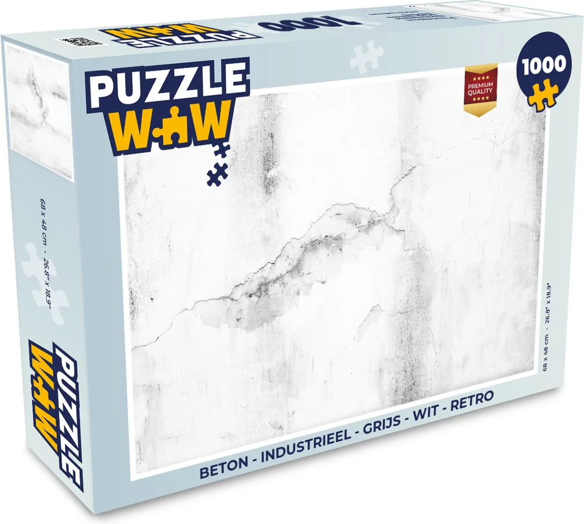PuzzleWow Industrieel Puzzel 1000 Stuks - Multicolor