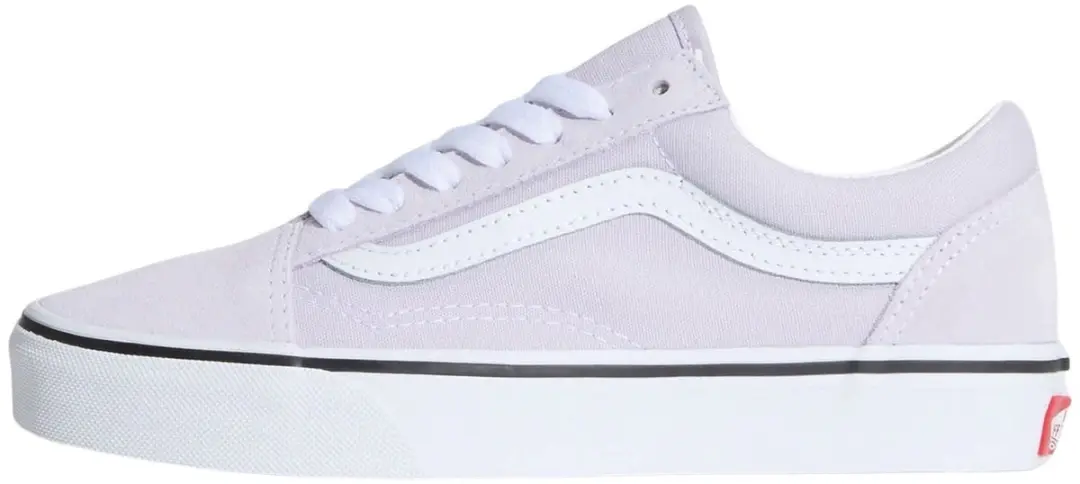 Vans Old Skool Junior Sneakers 35 - Paars/Wit - afbeelding 4 van 6