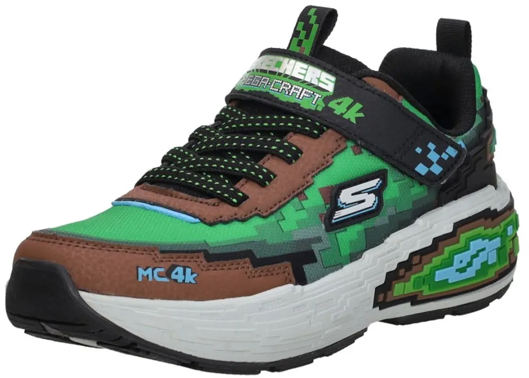 Skechers MEGA-CRAFT 4K Jongens Sneakers - Bruin - afbeelding 4 van 6