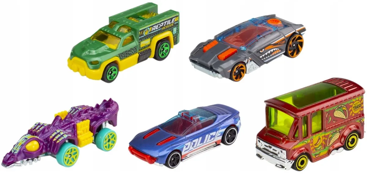 Hot Wheels 5-Pack Auto Set - Multicolor - afbeelding 2 van 4