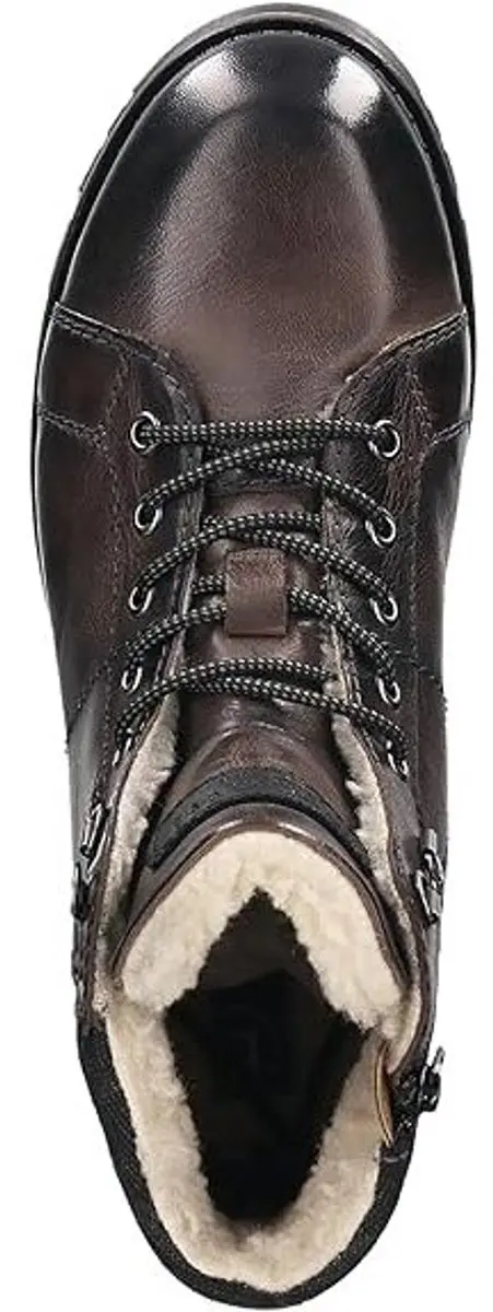 Bugatti 321-6115P Leren Veterschoenen - Donkergrijs - afbeelding 5 van 6
