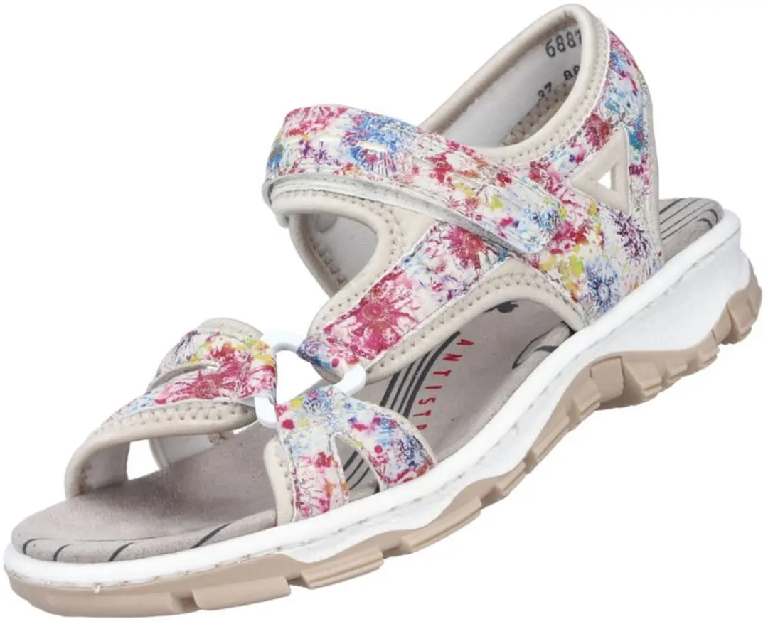 Rieker dames trekking sandalen gekleurd