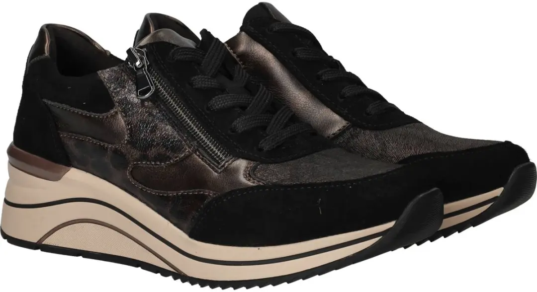 Remonte Veterschoenen Laag Veterschoenen Laag - zwart - Maat 43 - afbeelding 2 van 6