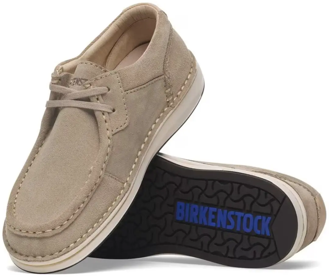 Birkenstock Pasadena 1029671 Veterschoen - Taupe - 41