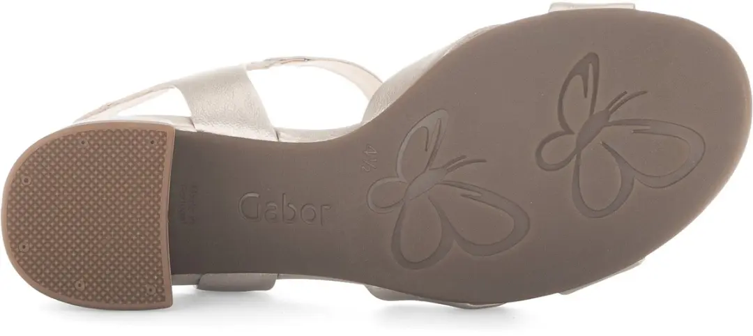 Gabor Dames Sandalettes 39 - Goud