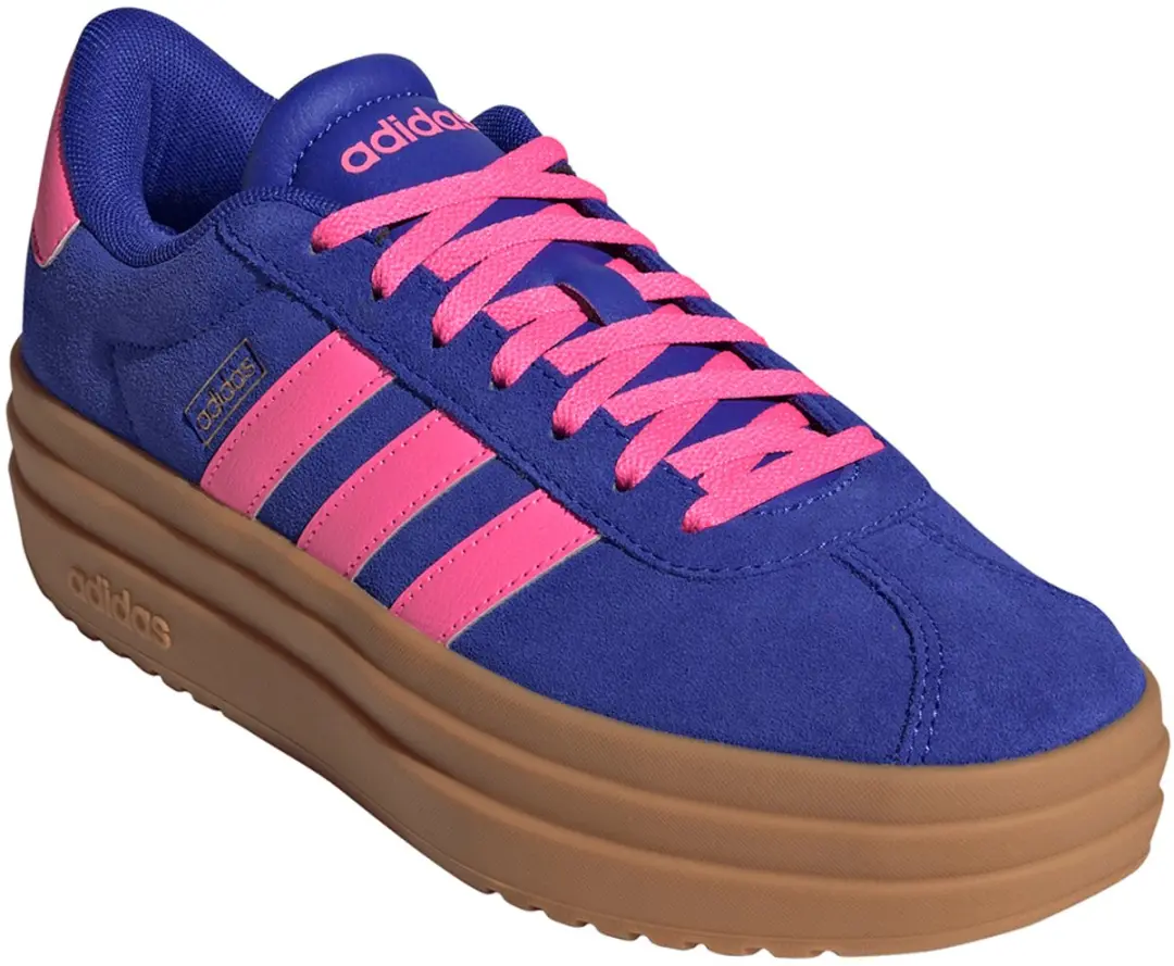 Adidas dames VL COURT BOLD plateau sneaker schoen KH9462 Blue/Pink