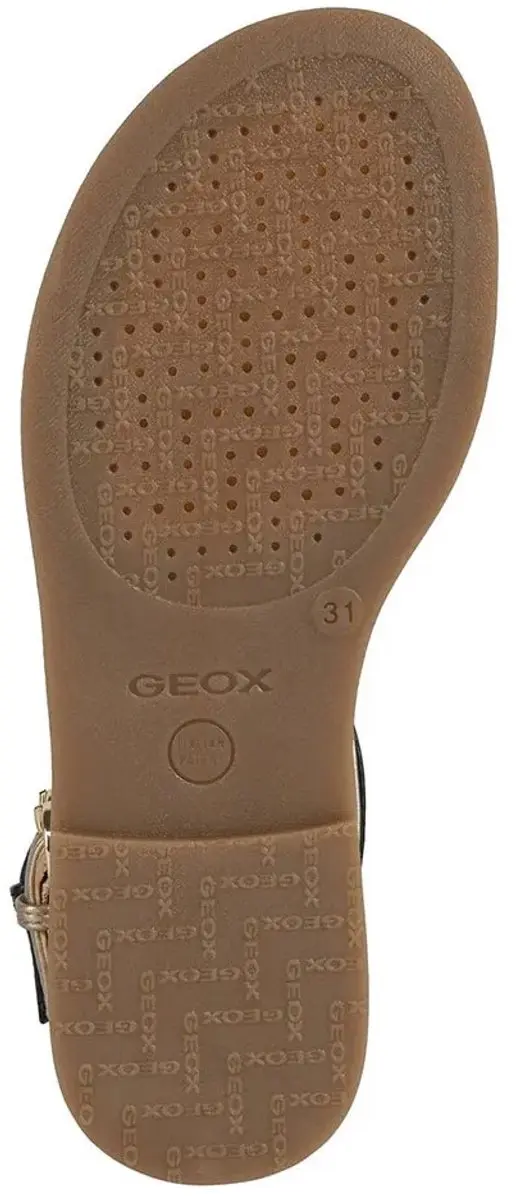 Geox Karly Sandalen - Meisjes 38 - Zwart/Platina