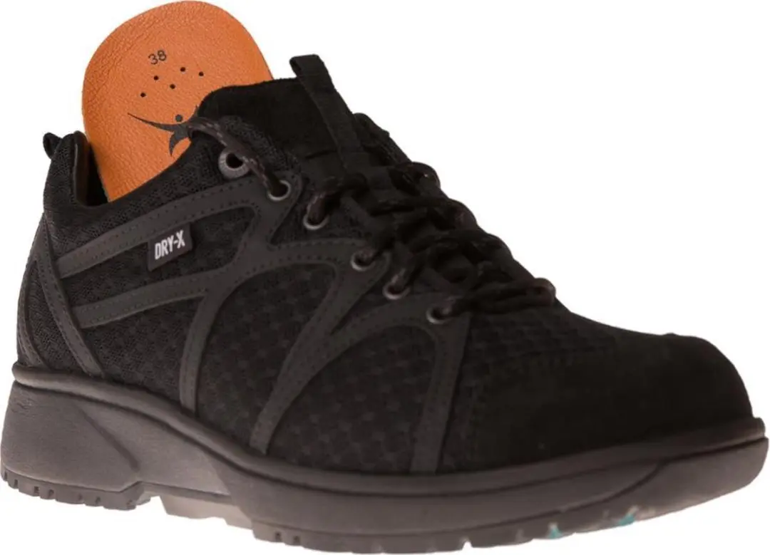 Xsensible Vrouwen Suède Lage Sneakers 40202.5 - Zwart