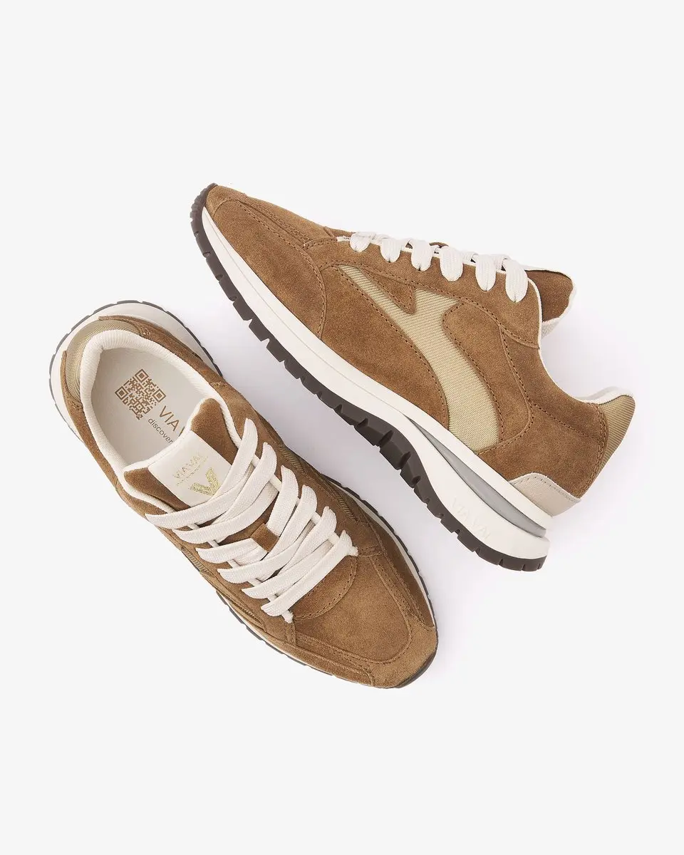 VIA VAI Usher Riggs Sneakers Dames - Beige - 39