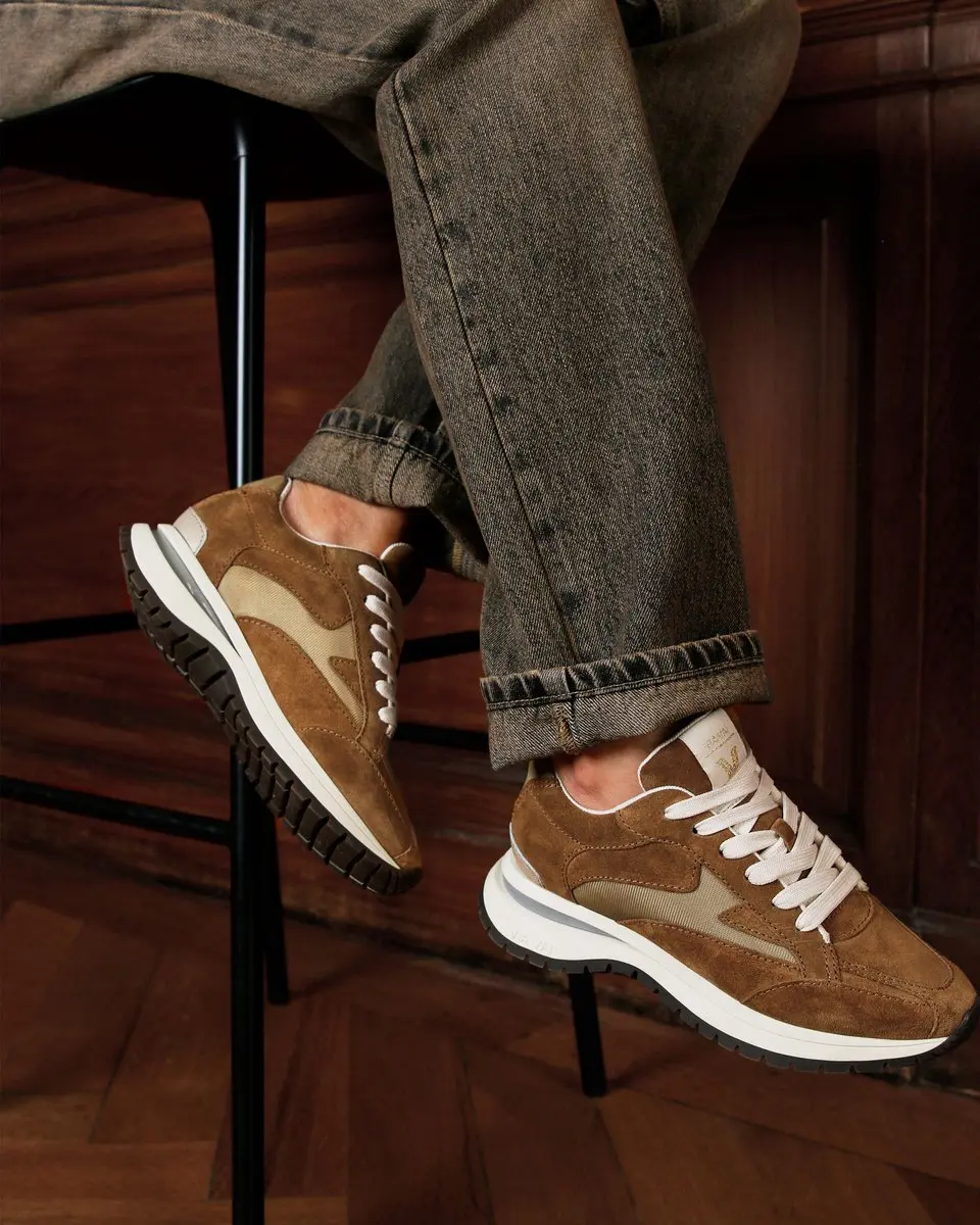 VIA VAI Usher Riggs Sneakers Dames - Beige - 39