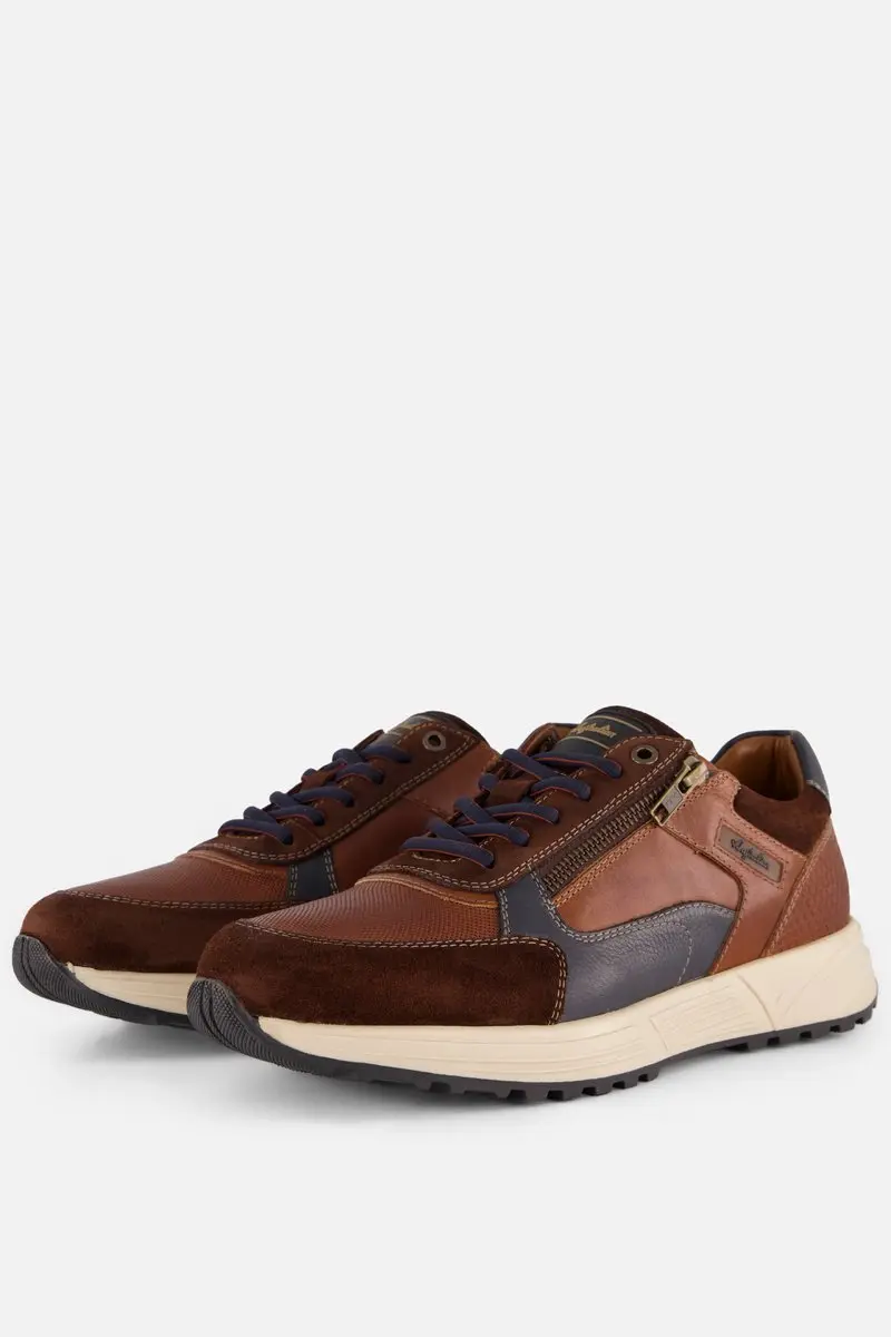 Australian Discover Sneaker cognac Leer