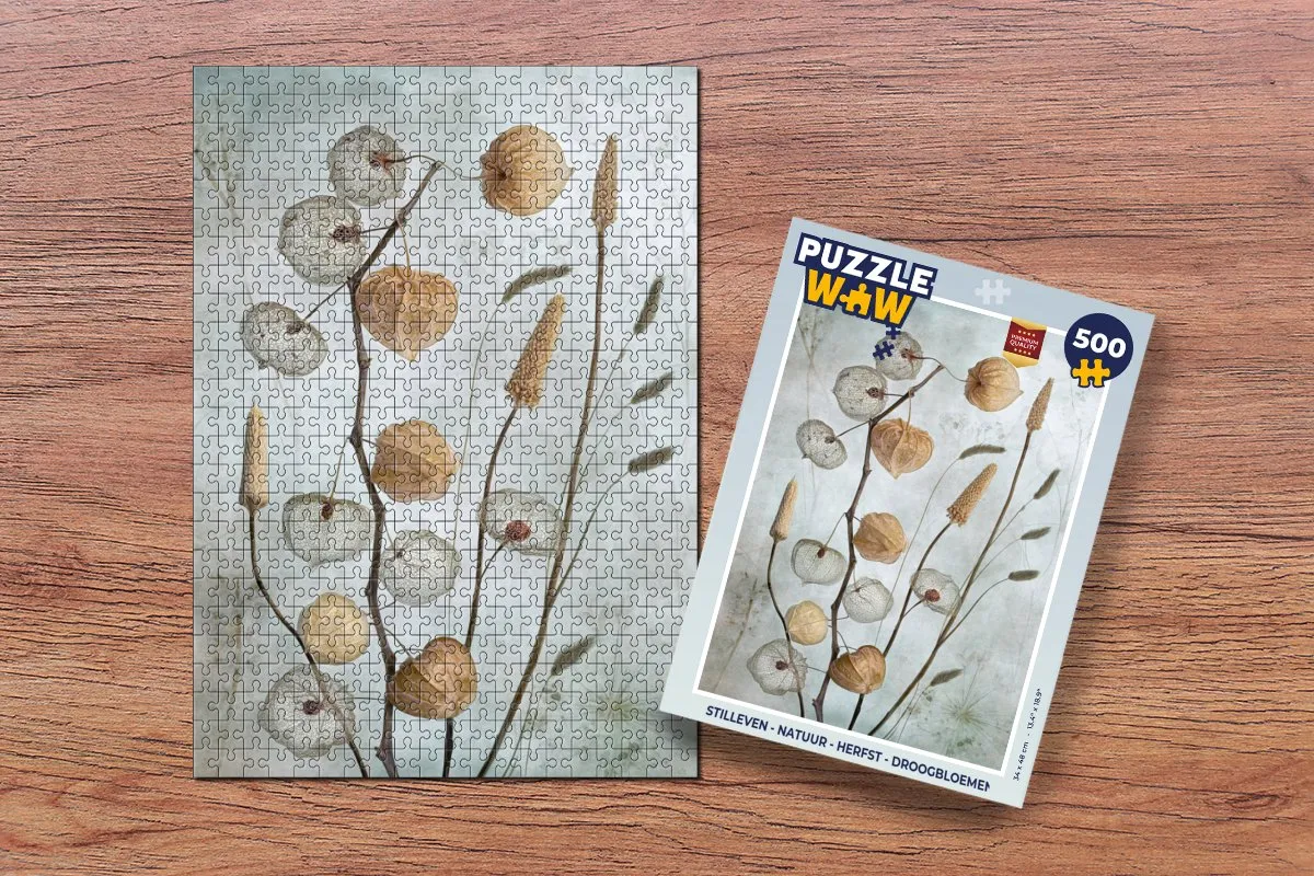 PuzzleWow Herfst Stilleven Legpuzzel 500 Stuks - Multicolor