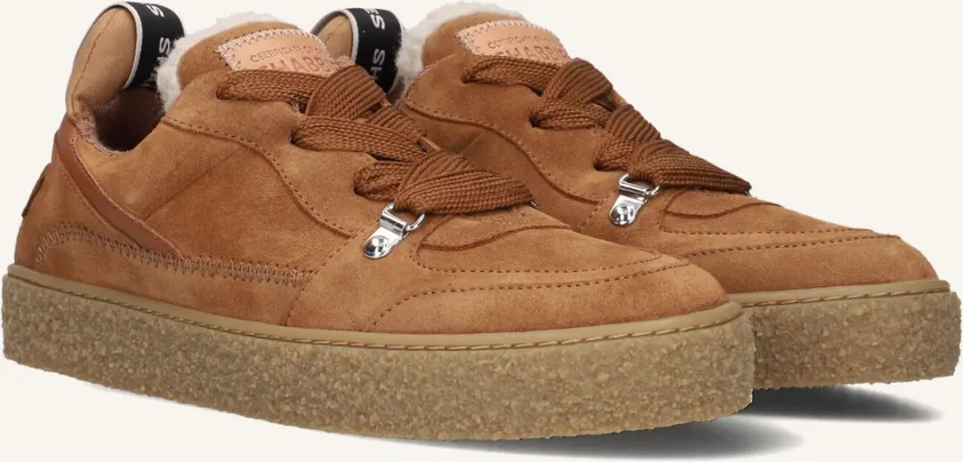 Shabbies Chewy Unna Sneakers Camel - Maat 38 - afbeelding 3 van 6