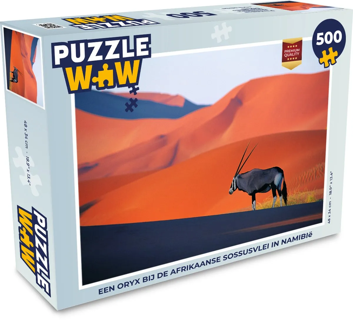 PuzzleWow Legpuzzel Sossusvlei Namibië 500 Stuks - Multicolor