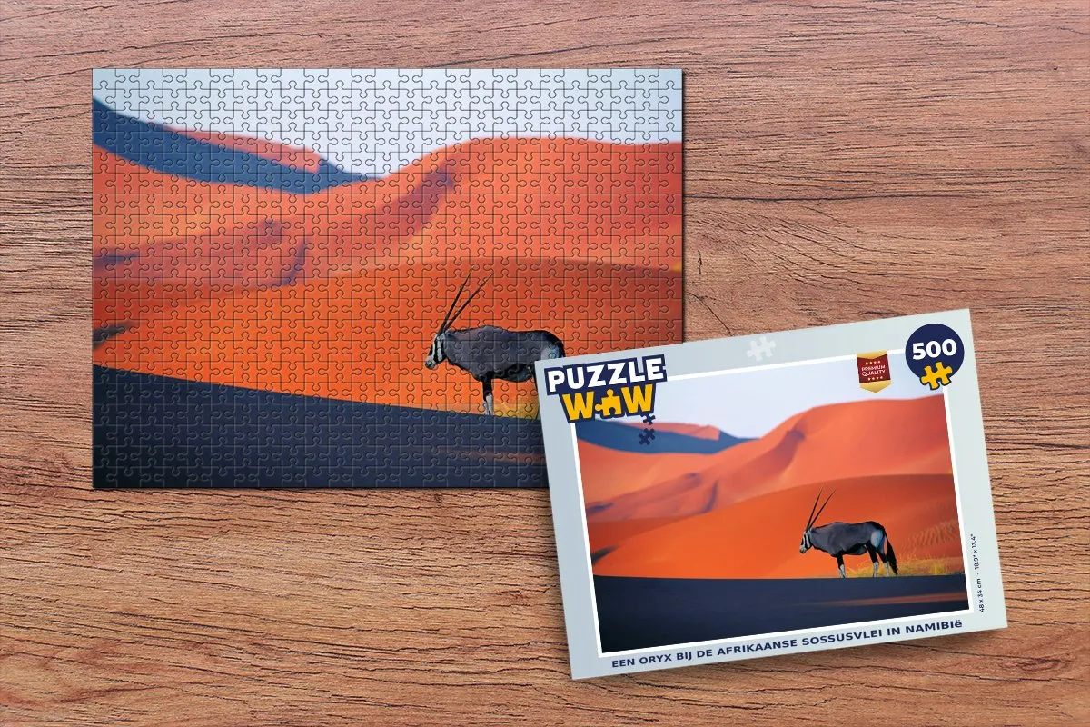 PuzzleWow Legpuzzel Sossusvlei Namibië 500 Stuks