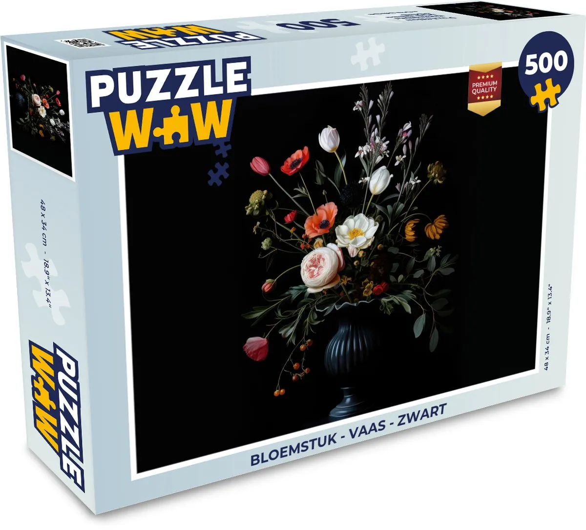 PuzzleWow Bloemstuk Puzzel 500 Stuks - MPN 8721179516216
