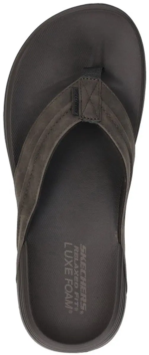 Skechers Patino-Marlee Heren Teenslipper - 205111 CHOC Bruin Maat 48