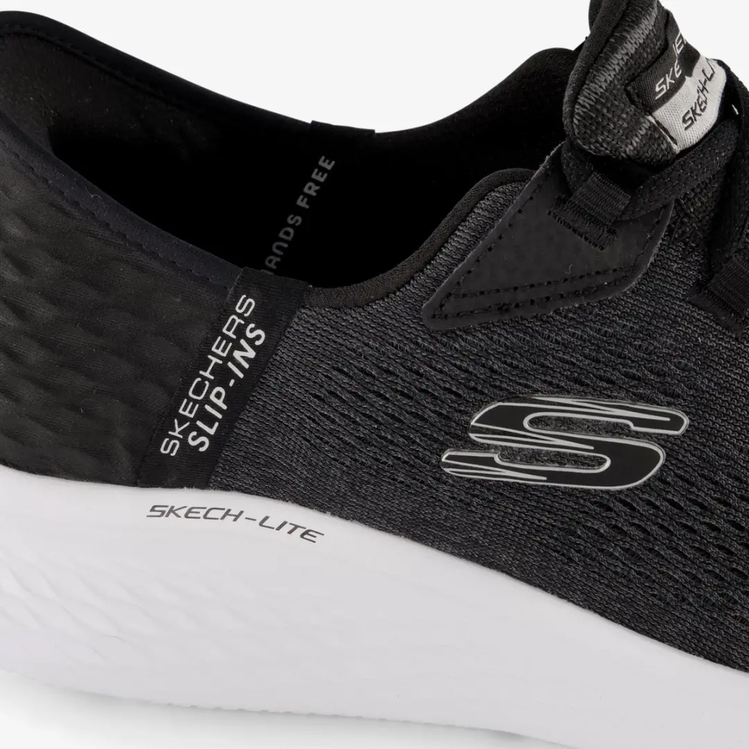Skechers Slip-ins Skech-Lite Pro Dames Sneakers - Zwart/Wit - afbeelding 5 van 6