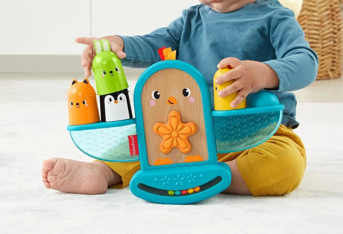 Fisher Price Balanceer Vogeltje - Blauw - afbeelding 6 van 6