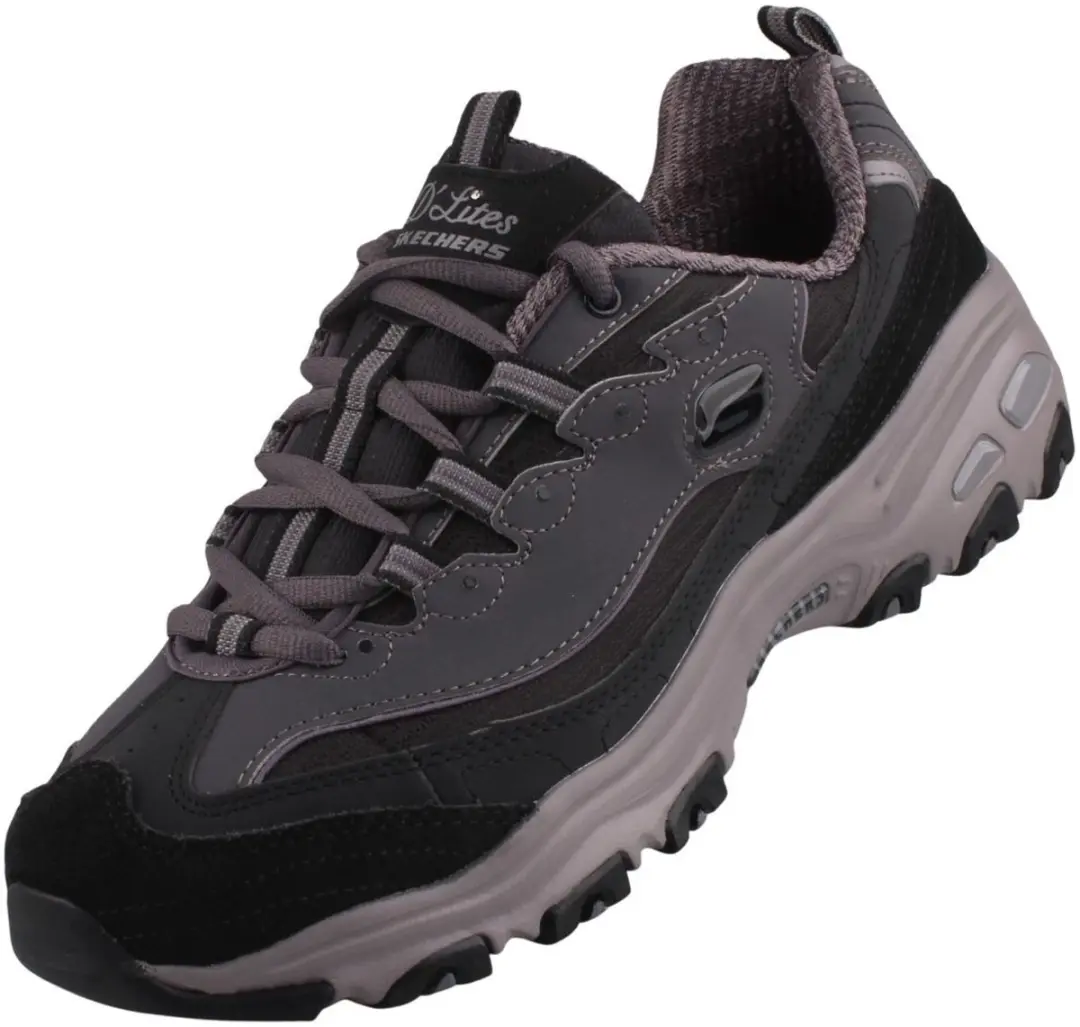 Skechers D'Lites Modern Classic damessneaker zwart 150872/BKCC