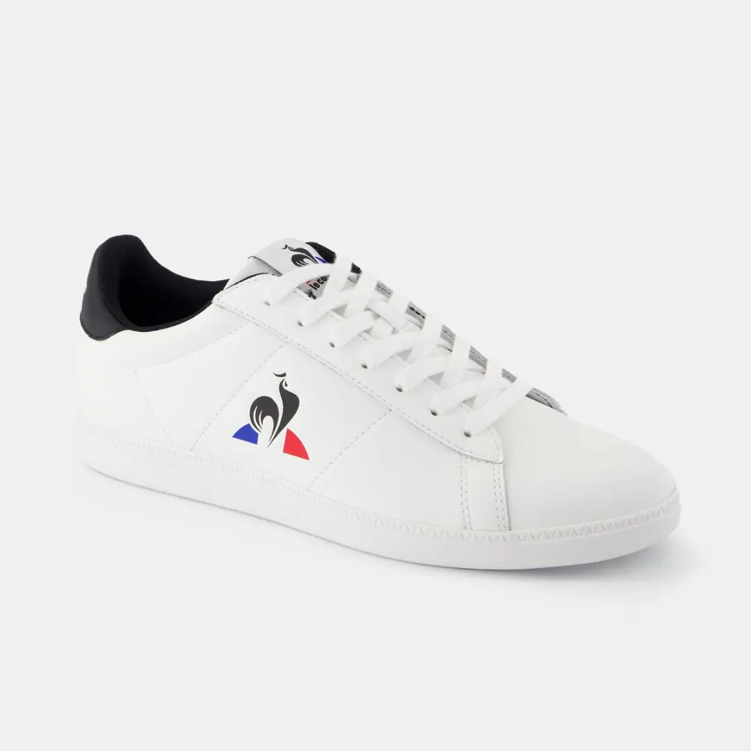 Le Coq Sportif Courtset Trainers 41 - Wit/Zwart - afbeelding 2 van 4