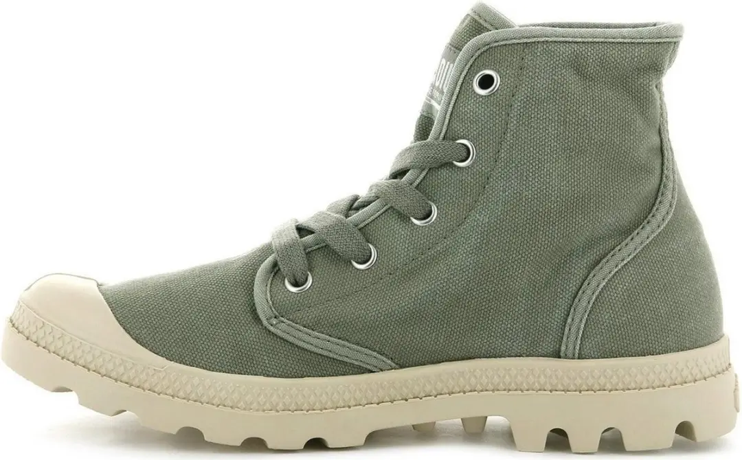 Palladium Pampa Hi Canvas Damesschoen 37 - Groen - afbeelding 3 van 6