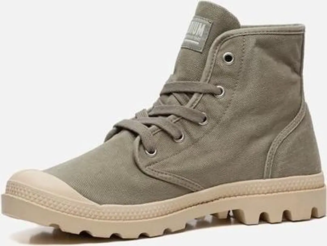 Palladium Pampa Hi Canvas Damesschoen 37 - Groen - afbeelding 2 van 6