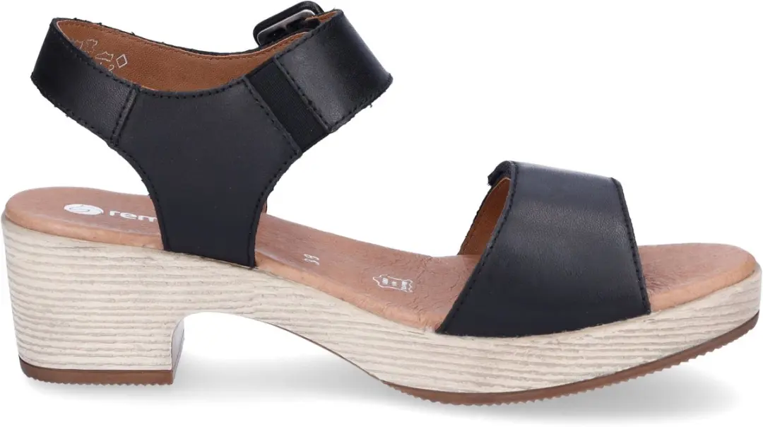 Remonte Sandalen Hak Sandalen Hak - zwart - Maat 42 - afbeelding 2 van 6