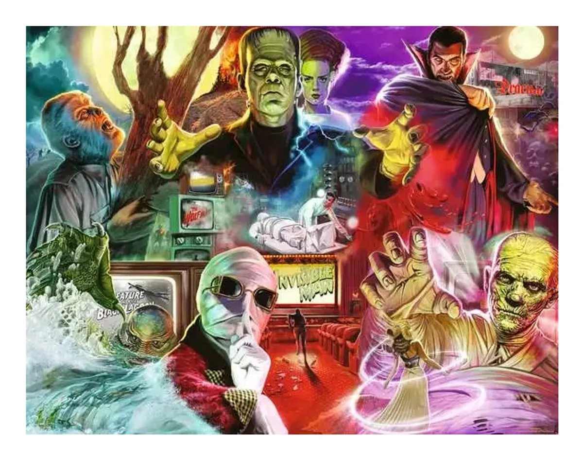 Ravensburger Universal Monsters Legpuzzel 2000 Stuks - Multicolor
