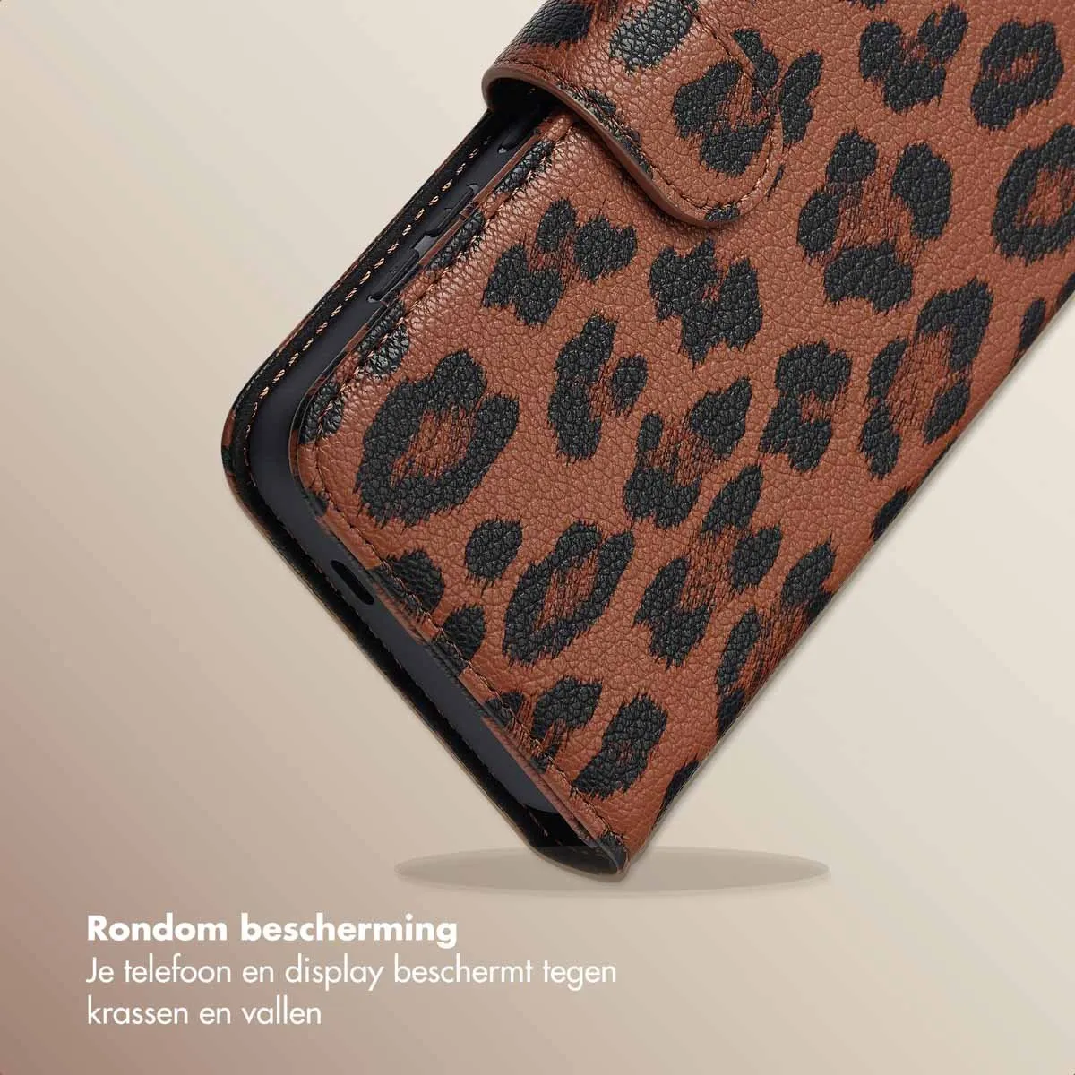 Selencia Hoesje Samsung Galaxy S24/S25 - Sabi Bookcase - Mocha Brown
