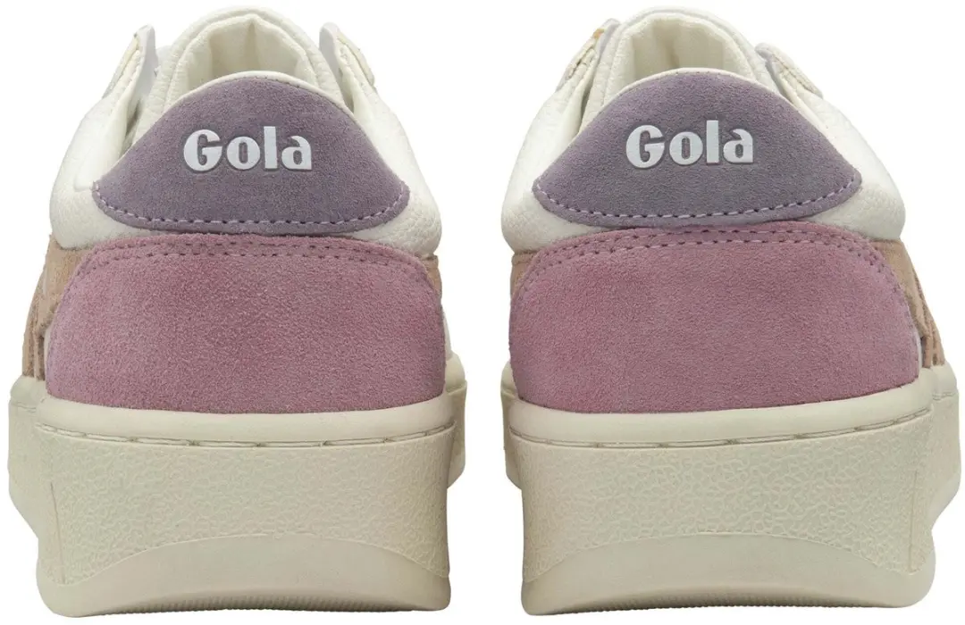 Gola Grandslam Trident CLA415 Damestrainers - 39 - White/Pastel Pink/Iceberg - afbeelding 5 van 6