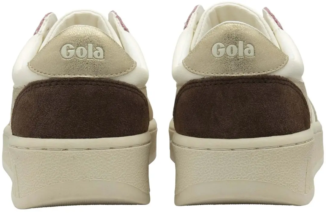 Gola Grandslam Quadrant Trainer CLB207 - 39 - Off White/Light Caramel/Gold - afbeelding 3 van 4