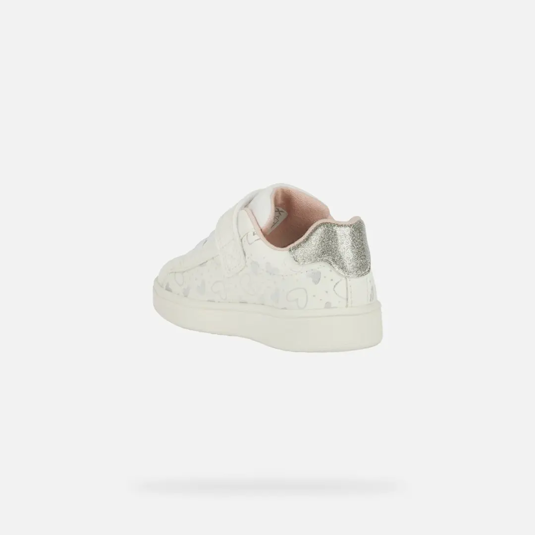 Geox Eclipser Peutermode Sneakers 22 - Wit/Zilver - afbeelding 5 van 6
